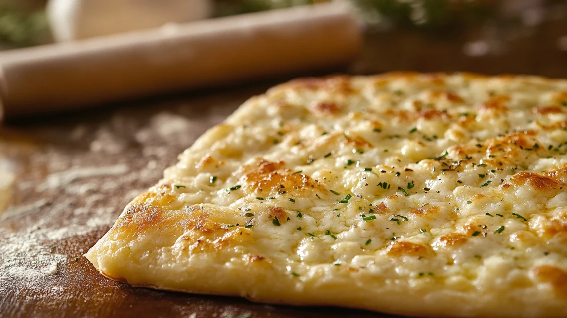 perfectly cooked, and overcooked cottage cheese flatbread