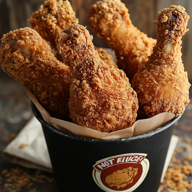 A creative dessert presentation featuring ice cream disguised as fried chicken, with a rich caramel dipping sauce for added flavor. Not Fried Chicken Ice Cream being dipped in caramel sauce on a checkered food tray.